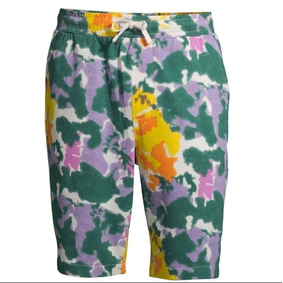 Men Tie Dye Short Joggers - Picture 1 of 6